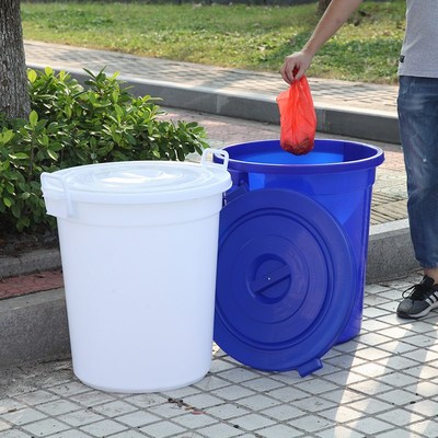 淹酸菜塑料桶盖特大水桶发酵酿酒泡澡储水蓄水塑料桶家用圆形大桶